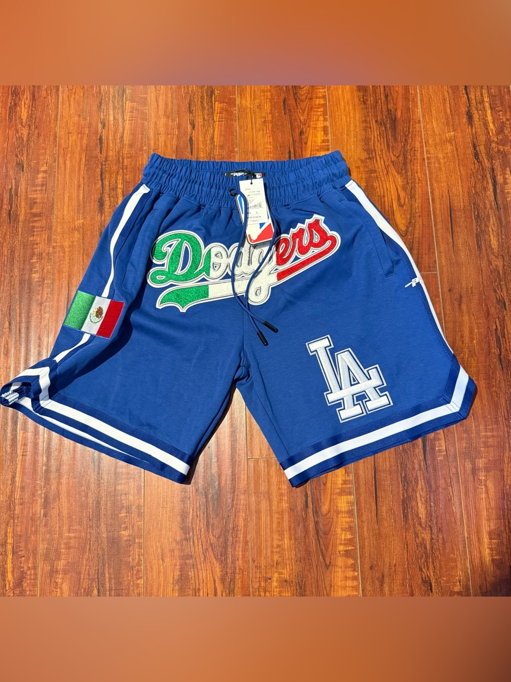 Los Angeles Dodgers X Mexico By Pro Standard Pro Team Shorts Brand New Sz Large!